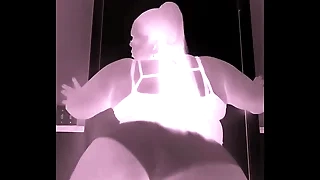 Bbw twerking crave crawl inviting huge ass&excl;